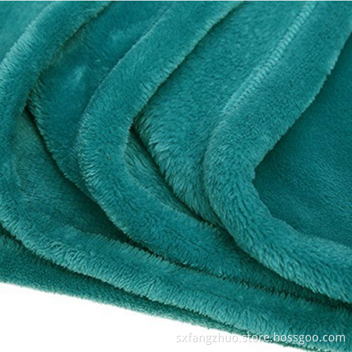 wholesale big size customized super soft flannel fleece winter blanket for adult